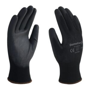 GUANTE NYLON NEGRO C/PAL POLIU