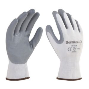 GUANTE NYLON BCO C/PAL NITRILO S