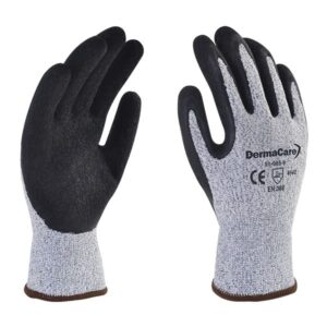 GUANTE ANTICORTE CON LATEX EN PALMA DERMACARE