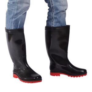 BOTA INDUSTRIAL NEGRA C/CASQUILLO SUELA ROJA 26