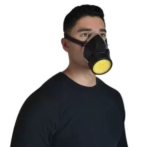 RESPIRADOR MEDIA CARA CON 1 CARTUCHO CONTRA VAPORES ORGANICOS