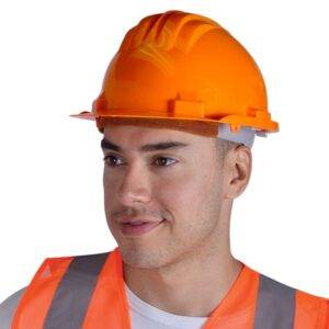 CASCO SEGURIDAD NARANJA