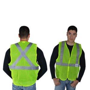 CHALECO SEGURIDAD ELITE VERDE LIMA C/REFL