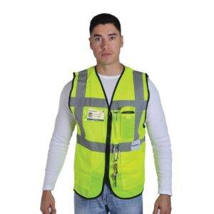 CHALECO SEGURIDAD PLUS VERDE LIMA C/REFL