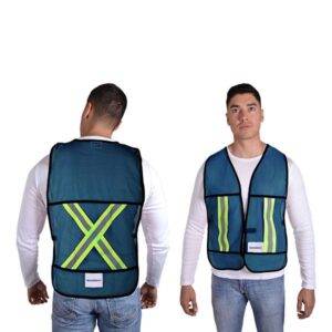 CHALECO AZUL CON REFLEJANTE