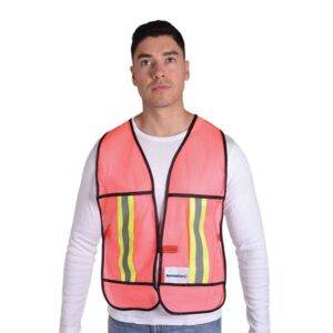 CHALECO FLUOR NARANJA C/REFLE